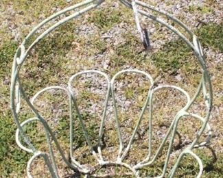 7064 - Metal Hanging Basket Planter 22" tall
