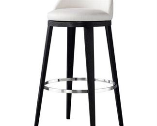 8001 - Hampstead Bar Stool - Charcoal Oak 17.5 x 17.5 x 37
