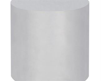 8010 - Morgan Accent Table - Round / Stainless Steel 14 x 14 x 12
