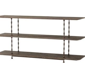 8020 - Natal Media Console Table - 3 Tier 71 x 15.5 x 35
