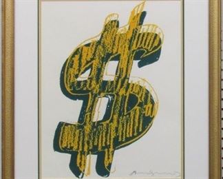 9014x - $ GICLEE BY ANDY WARHOL 22 X 26
