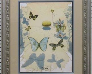 9023 - ALLEGORY OF SILK GICLEE BY SALVADOR DALI 24.5 X 29.5
