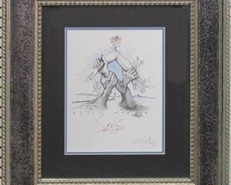 9037 - HANDS PRINT BY SALVADOR DALI 22.5 X 25.5
