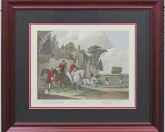 9045 - BACHELORS HALL I HAND COLORED BY AIKEN 28 X 24.5
