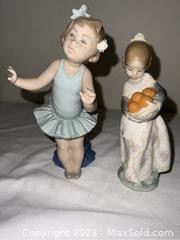 wlladro ballerina and girl figurines2011 t