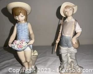 wlladro boy and girl figurines1991 t