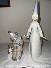 wlladro clown and fairy figurines2001 t