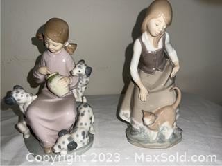 wlladro girls and pets figurines1981 t