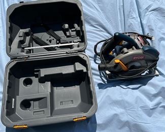 Ryobi circular saw and case