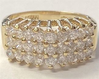 25w - Gold-tone Costume Ring Sz 6
