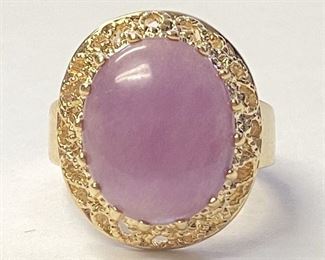 26w - Gold-tone Costume Ring Sz 6
