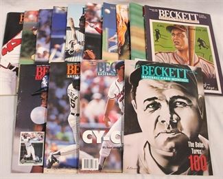 63x - Lot of 14 Beckett Baseball Magazines
