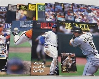 82 - Lot of 14 Beckett Baseball Magazines
