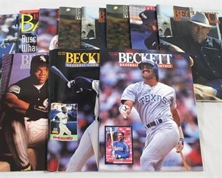 83 - Lot of 12 Beckett Baseball Magazines
