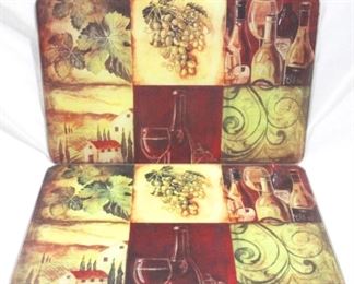 116x - Pair of Glass Counter Protector/Cutting Board 18 x 12 each
