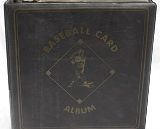 130 - Baseball Card Album with Assorted Baseball Cards
