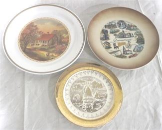 946 - 3 Piece Lot of Collector Plates

