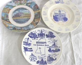 947 - 3 Piece Lot of Collector Plates
