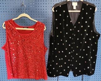 1039 - 2 Evening Blouses (Size 20)
