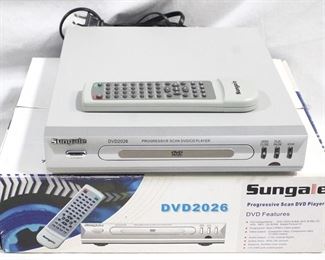 2047 - Sungale DVD Player with Remote and Box
