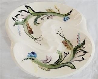 2535 - Pottery Ashtray (Cracked on Bottom) 8" x 8"
