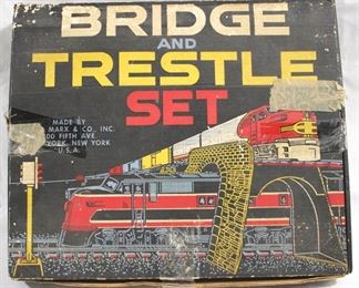 3003 - Marx Bridge and Trestle Set in Box
