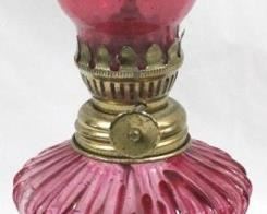 3043 - Oil Lamp 10" tall
