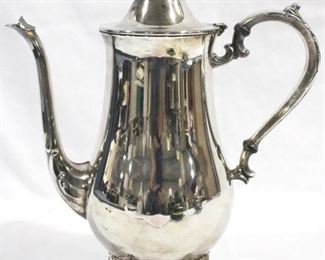3055 - Silver-Plated Coffee Pot 11" tall
