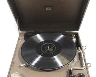 3073 - Portable Record Player 13" x 14" x 5"
