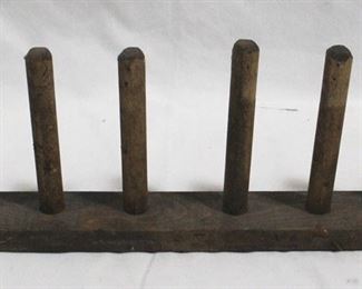 3082 - Antique Wood Holder 22" x 7"
