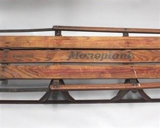 3126 - Vintage Monoplane Shed 54" x 24"
