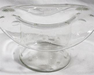 3197 - Glass Tophat 6.5" x 3.5"
