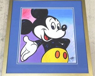 3205 - Mickey Mouse Framed Print 21.5" x 23.5"
