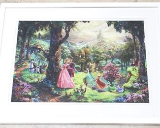 3214 - Thomas Kinkade Disney Print 20.5" x 16"
