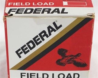 3440 - Federal 12 Gauge Field Load Shotgun Shells Almost Full Box
