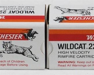3455 - 2 Full Boxes of Winchester Wildcat .22 Ammo
