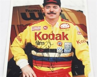 3465 - Ernie Irvan Signed Photo 8" x 10"
