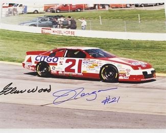 3472 - Morgan Shepherd/Glen Wood Signed Photo 8" x 10"
