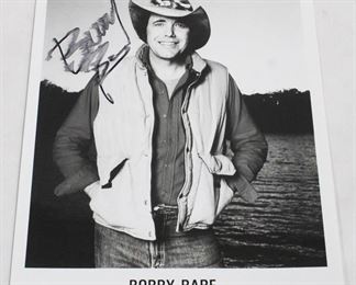 3495 - Bobby Bare Signed Photo 8" x 10"
