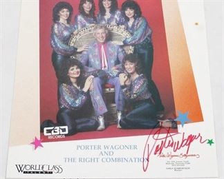 3496 - Porter Wagoner Signed Photo 8.5" x 11"
