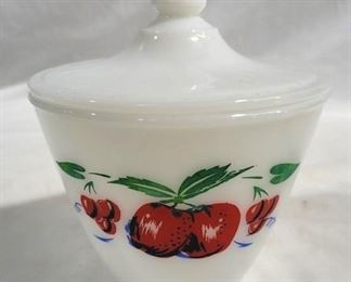 3508 - Milk Glass Covered Dish 6.5" tall
