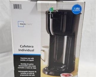 3510 - Mainstay Single Serve K-cup Coffee Maker - new New in box

