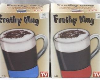 6319 - 2 Frothy mugs in boxes
