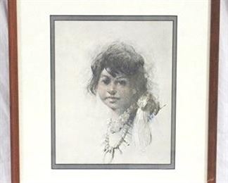 6320 - Framed portrait print - 21 x 17
