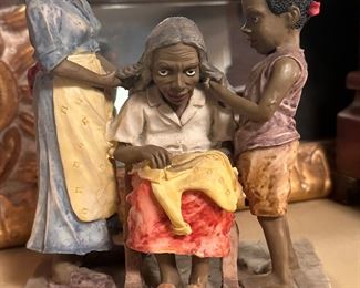 3 generations braiding hair