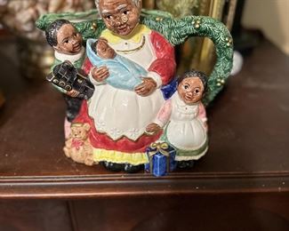 Gramma with grandkids figurine 