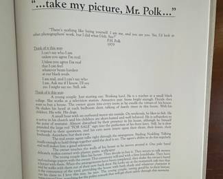 Signed, numbered P. H. Polk book 