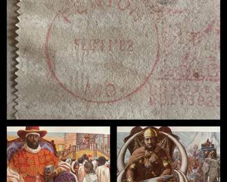 1981 Budweiser GREAT KINGS AND QUEENS OF AFRICA Vtg Posters 20 x 12 1/2 - #1-14 Complete. The posters are in good condition 