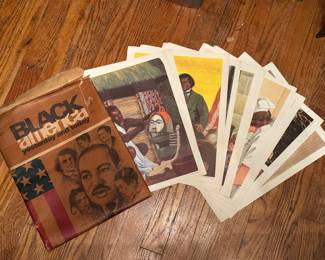 1969 -  Vtg Black America Educational
Posters 