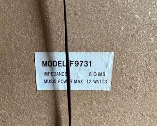 Tested & Working vintage Magnavox speakers 